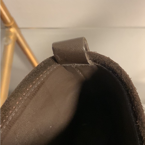 MASSIMO DUTTI combat style suede booties like new - Picture 4 of 7